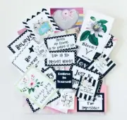 Scrapbook Junk Journal Bullet Journal Quotes & Scrapbook Paper Kit 30 Items