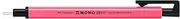 Tombow Mono Zero Eraser Pen neon Pink, Precise Erasing with Round 2.3 mm tip, Slim Body, refillable, Recycled Material [EH-KUR83]