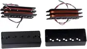 UPKOCH Bass Pickup Set Double Layer Dots String Bass Accessories Easy to Install Vintage Sound Durable Material Projects