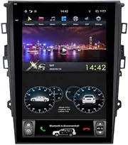 Omnitek 12.1'' Vertical Screen 4+64GB Android Car Multimedia Player Radio GPS Navigation for Ford Mondeo Fusion MK5 2013-2019