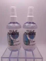 LOT OF 2 Isle of Paradise Over It Magic Self Tan ERASER Exfoliating Micellar