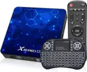 Android 12.0 TV Box, 4GB RAM 64GB ROM RK3318 Quad-Core 64-bit Cortex-A53, And...