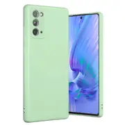 MCC For Samsung Galaxy Note20 4G 5G Soft Liquid Silicone Shockproof Case Cover Note 20 N980 N981 [Green]