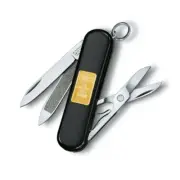 Victorinox Swiss Army Knife - Classic Black w/GOLD INGOT - Limited Edition - SAK
