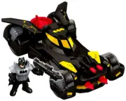 Fisher Price DC Super Friends Imaginext Batmobile Exclusive Figure Set [Black]