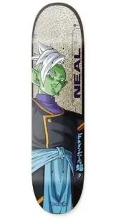 New Primitive X Dragon Ball Super Robert Neal Zamasu Skateboard Deck SKATE-16
