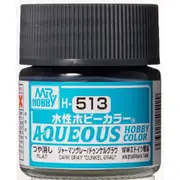 Gunze Mr Hobby Aqueous H513 Flat Dunkel Grau WW2