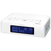 Sangean HDR-15 HD AM & FM-RBDS Digital Tuning Clock Radio with USB Phone Char...