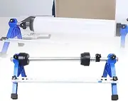Pallet Stretch Film Packing Machine, Holds 21.65”/25.59" Rolls Stretch Film Baler, Anti-Slip Handle is, for Food Packaging Winding Machine in Restaurant, Supermarket, Fruit Shop 55cm