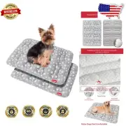 Comfortable 24"x18" Dog Crate Mats - Adorable Prints with Anti-Movement Feature