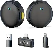 Wireless Lavalier Microphone for iPhone/Ipad/Samsung/Camera/PC/Laptop with Li...