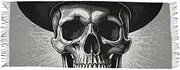 [XYMZR] Skull Star Black White Women’s Scarf Soft Warm Long Scarves Shawl Wrap for Winter Autumn Spring Travel Office Home, Multi-colored
