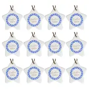 12x LVD Hang Star Xmas Hamptons Decorative Sculpture Ornament Home/Lounge Decor
