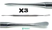 3× Dental Beal Spatula Mixing Lab Restorative Double Ended Premium Instruments