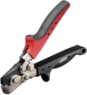 SL1R Snap Lock Punch, Steel, Red, Black