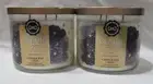 White Barn Bath & Body Works 3-wick Candle Lot Set of 2 BLACK TIE