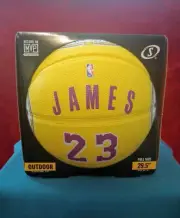 LEBRON JAMES Lakers 23 Jersey Spalding Outdoor Basketball 29.5" Full Size NEW