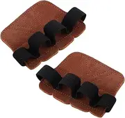 BESPORTBLE Weight Lifting Grip Pads Gym Accessories Weighted Hand Gloves Fitness Gloves Gym Hand Grip Pads Weightlifting Gloves Leather Lifting Pads Lifting Grips Grip Gloves Brown