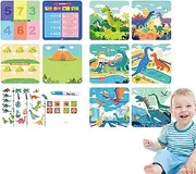 Paint with Water Books for Kids - Reusable Magic Painting Book Toy,Educational Learning Water Coloring Drawing Paper Kits for Boys, Girls, Toddler