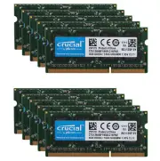 Crucial 16GB 8GB 4GB PC3L 12800 DDR3L 1600MHz Laptop Memory RAM SO-DIMM 204 Lot@
