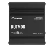 Teltonika RUTM08 Industrial Wired Router, 4 Gigabit RJ45 Ports,128 tag/port-based VLANs, PSU included