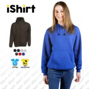 KIDS JUNIOR HOODIE JUMPER PULLOVER KANGAROO POCKET BASIC BLANK PLAIN HOODIE
