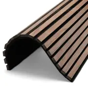 Modern Furniture WOODFLEX Flexible Acoustic Wood Slat Wall Panel - Walnut Veneer