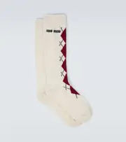 [Miu Miu] Miu Miu Wool and cashmere-blend socks