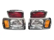 Halogen Headlights For Club Car DS 1982-1992 Chrome Light Kit