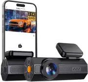 2.5K Dash Camera for Cars, V200 WiFi Dash Cam Front, 24H Parking Mode