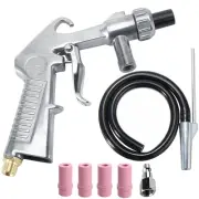 Sand Blaster Kit Blasting Shot Sandblaster Siphon Feed Gun Nozzle Rust Remove...