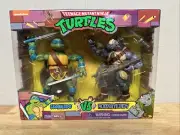Playmates Toys Teenage Mutant Ninja Turtles - Leonardo vs Rocksteady