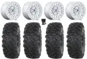 Fuel Rincon Bdlk 15" Wheels Mh 30" Roctane T4 Tires Polaris RZR XP 1K / PRO XP