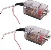 HONMEET 2Pcs Car Audio Converter High to Low Frequency Adapter for Car Stereo Speaker System Output Easy Installation Compatible with CD Vcd