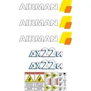 Airman AX22u-4 Excavator Decal Set