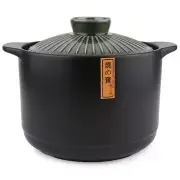 Ceramic Cooking Pot Cooking Clay Earthenware Pot Casserole Stew Pot with Lid US