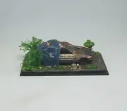 diecast toyota trueno initial d AE86 diorama abandoned rusty miniature hachiroku