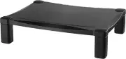 Mind Reader PLMONST-BLK Plastic Computer Monitor Stand 13" x 17" 3" Rise