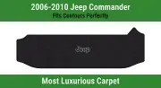 Lloyd Luxe Small Cargo Mat for '06-10 Jeep Commander w/Black on Silver Jeep (for: Jeep)