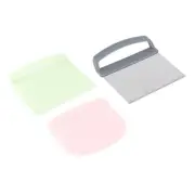 Three-in-one Flour Cutting Cream Cake Scraper Baking Supplies