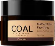 Mother of Pearl Face Scrub | Pearl Powder, Aloe Vera, Sunflower Seed Oil, Olive Oil, Jojoba Oil | Exfoliates, Deeply Cleanses & Removes Dead Skin | Men | All Skin Types