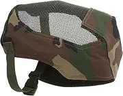 WHAMVOX Outdoor Protective Mask Steel Mesh Game Mask Durable Sports for Fencing Training Comfortable Safe Design for Head and Face Protection