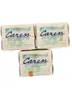 Caress 6 Bar Soap Softly Scent Moisturizing With Bath Oil 6 x 4.75 oz 1995 Vtg