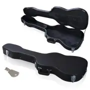 Electric Guitar Hardshell Case 41" Stratocaster Style Shockproof Black
