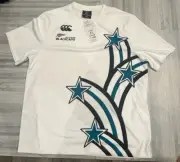 Canterbury - Mens Black Caps Retro Training T-Shirt White XL