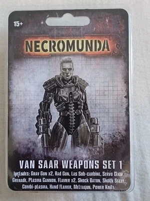 Van Saar Weapons Set 1-Bits-NIB-OOP-House of Artiface-Gang-Forgeworld-Necromunda