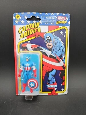 Kenner Marvel Legends Retro Captain America Action Figure 3.75" Hasbro [New]