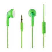 Reiko In-Ear Headphones & Earbuds with Mic in Green | MaxStrata
