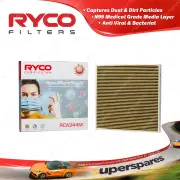 1 x Ryco N99 MicroShield Cabin Air Filter for Mitsubishi Triton MQ MR KJ KK KL