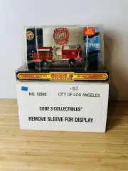 Code 3 - 1/64 ~ Seagrave Pumper 82 - LA Hollywood Red (12303) MIB